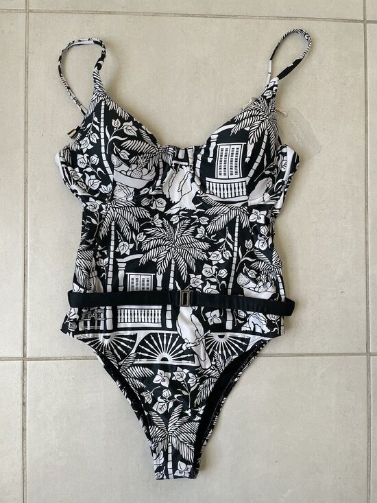 Kenny Flowers Other - Kenny Flowers Swim One Piece Swimsuit Belted The Medellin Bird Swimwear